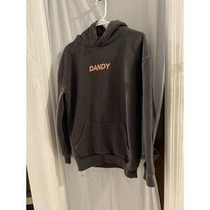 Dandy Worldwide Gray “self Care” Skeleton Embroidered Hoodie Sz S